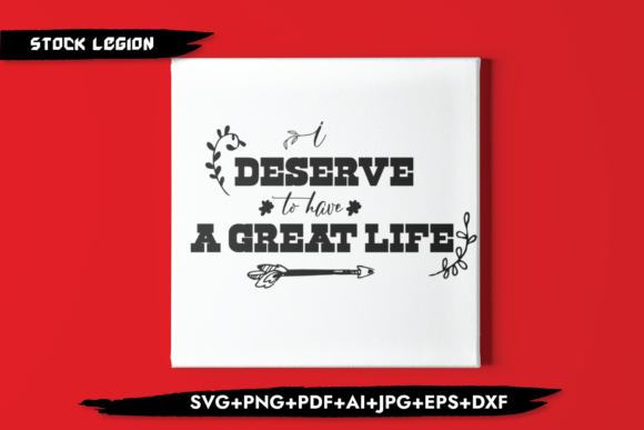 I Deserve to Have a Great Life Embroidery Review